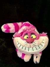 Rare Disney Store Cheshire Cat Plush 18 Alice in Wonderland Exclusive