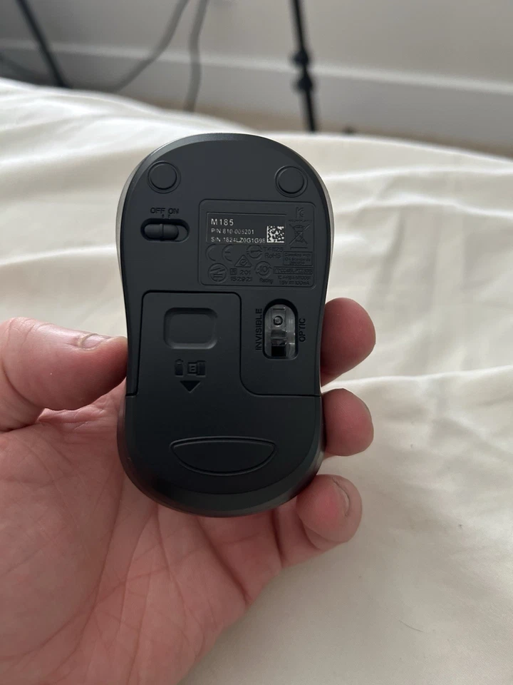 Logitech M185 Wireless Optical Mouse Brand New No Box W/ Free Shipping - Image 2 of 3