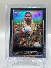 Jose Carlos Ramirez 2024 Topps Chrome Boxing #54 Black Refractor #/10