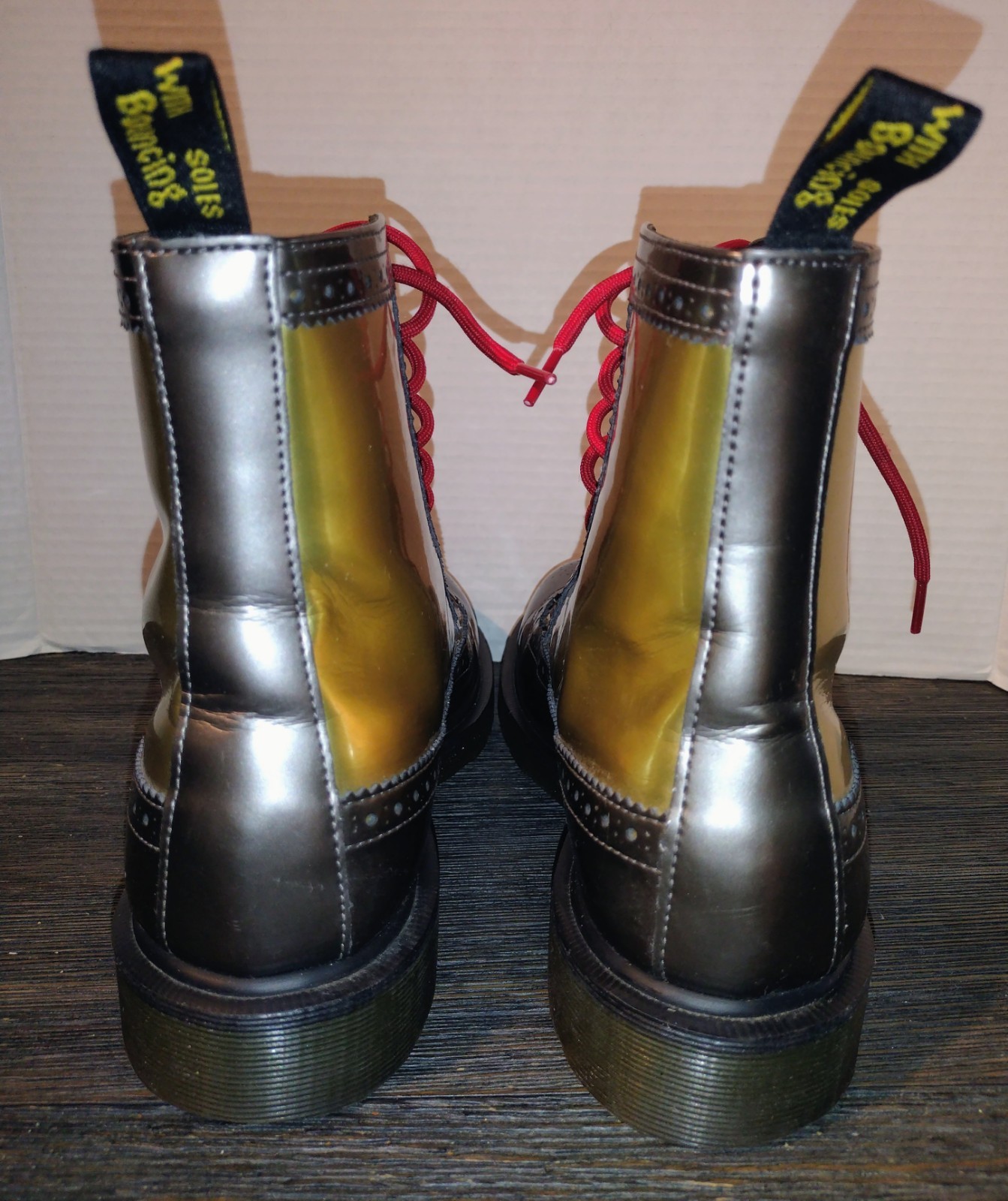Doc Martens Air Wair Combat Boots Harrie Style AW004 Women's Size 9 image 10