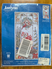 RARE Janlynn 023-0585 Counted Cross Stitch Kit WINTER CAT SAMPLER Birds Flowers