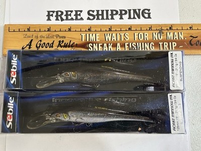 LOT OF 2 Sebile Acast Minnow ML 125mm Suspending Crankbait COLOR SHOWN NIPS