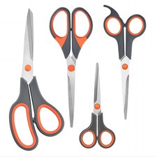 Professional Paper Cutting Scissors 4 Pack Office Craft Scissors Set with Ult...