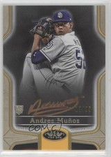 2020 Topps Tier One Break Out Bronze Ink 13/25 Andres Munoz #BOA-AMU Auto 0m7x