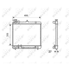 Radiateur Hyundai ATOS