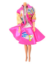 1987 Mattel Barbie & The Sensations Barbie Superstar Dress Only (Fair Condition)