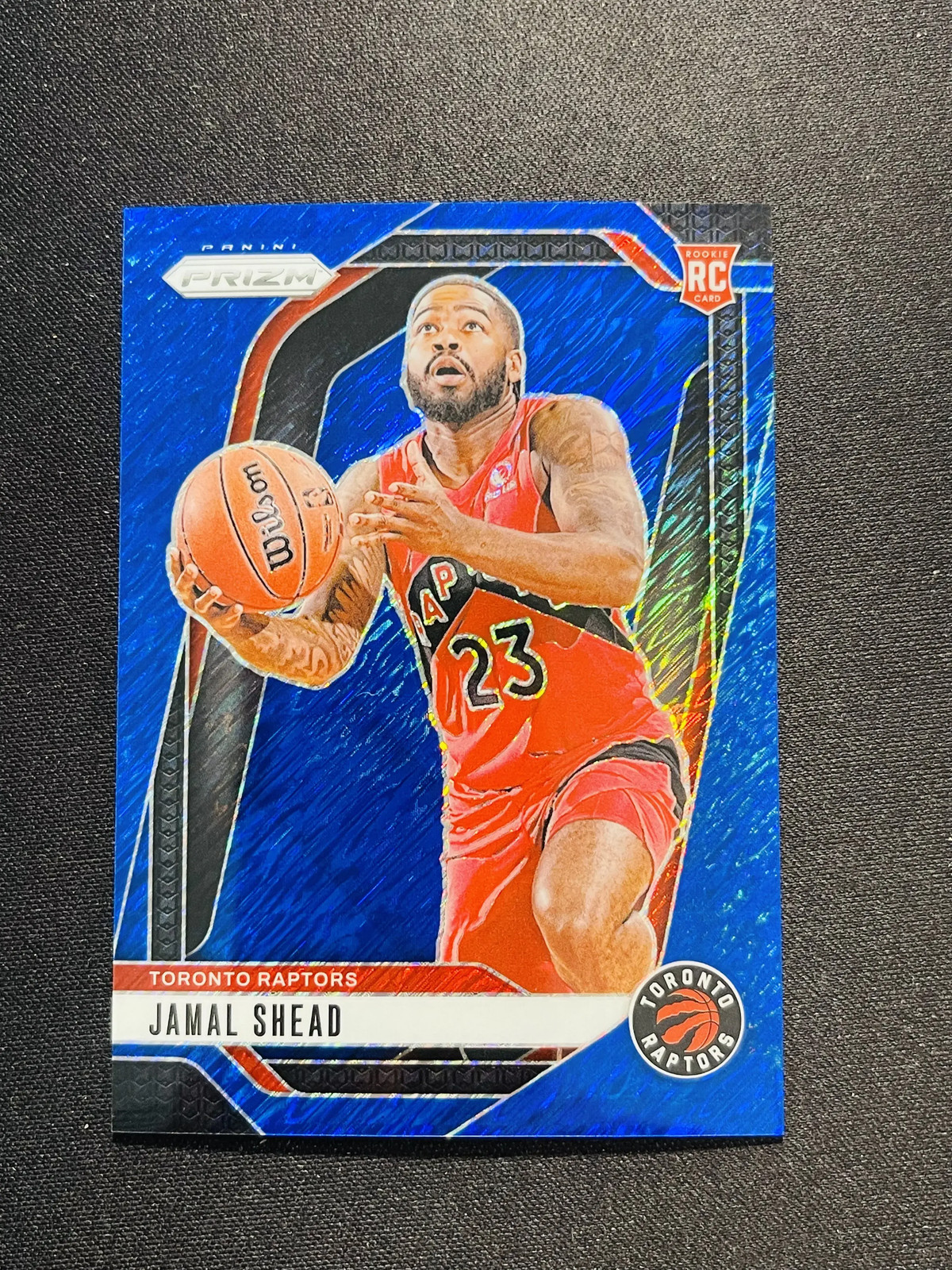 2024-25 Panini Prizm Jamal Shead #241 Blue Shimmer Fotl 9/35 RC Rookie XP65