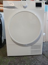 New Graded LOGIK LHP9W25 8kg  Heat Pump Tumble Dryer - White RRP £309 J47