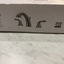Project Source Dover Widespread Bath Faucet Brushed Nickiel Finish 1233224 NEW