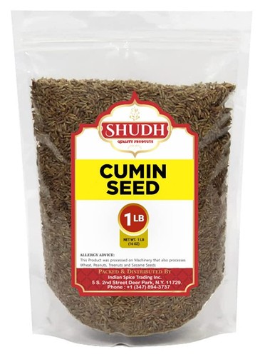 SHUDH CUMIN SEED 1 LB | 16 oz | Jeera Whole All Natural | Gluten Friendly - Picture 3 of 5