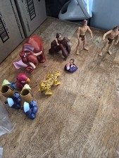 Lot of 9 vintage Disney's Tarzan toys from the 1999 McDonald's Happy Meal promo