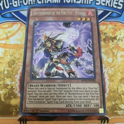 YUGIOH Brotherhood of the Fire Fist - Rooster  MP14-EN120 1ST NEW, NEVER PLAYED!