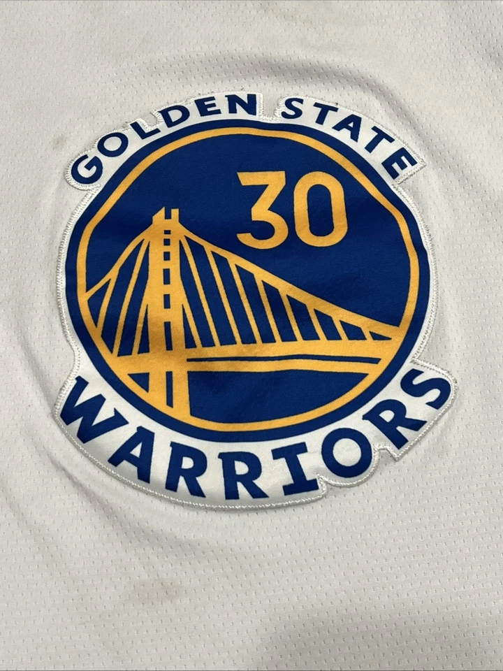 Camiseta deportiva grande Steph Curry Golden State Warriors NBA Nike Swingman juvenil Foto 2 de 4