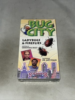 Bug City (VHS 1998) Hosted By Christina Ricci Sealed! Schlessinger Media