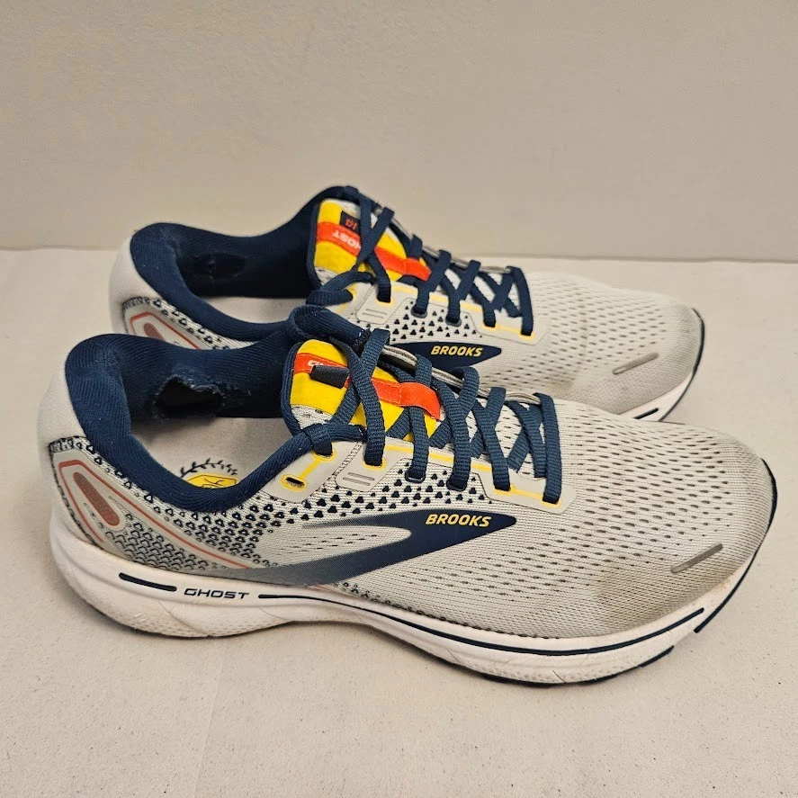 Brooks Ghost 14 White Navy for sale | eBay