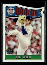 2025 Bowman Rookie of the Year Favorites Roki Sasaki RC Los Angeles Dodgers