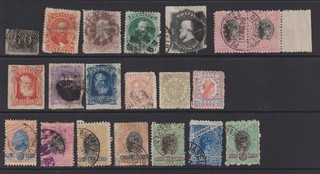 BRASIL 20 sellos de un antiguo álbum ideal como se ve (1245)