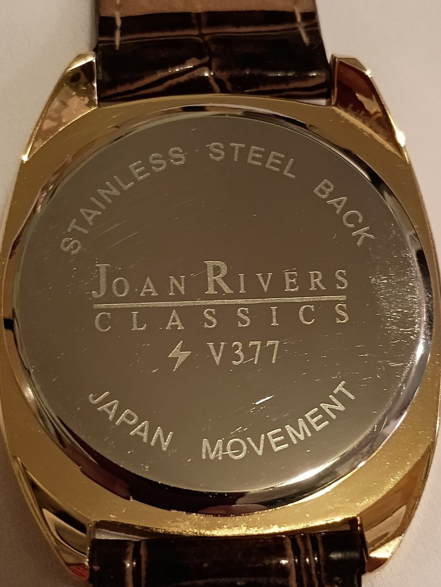 Joan Rivers Classics Large Face Quartz Watch Blue Dial JOAN RIVERS Classics Watch Vintage | 35mm Quartz  main image 2