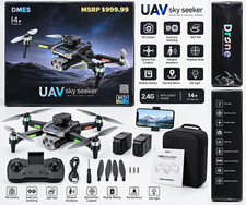 DMES UAV Sky Seeker Drone   HD Camera, Dual Lens, Obstacle Avoidance