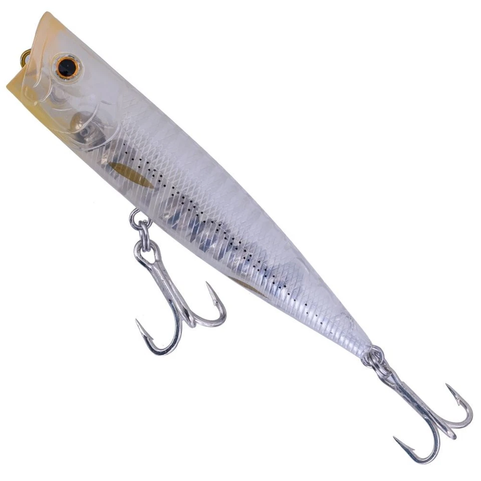 LUCKY CRAFT Topwater Floating Popper Lure G-SPLASH 120HD Ghost Baby Sardine - Photo 2/3