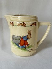 Royal Doulton Bunnykins Pitcher Jug Creamer Signed Barbara Vernon England