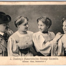 c1900s Postcard Graz Austria L Stanberg s Humorous Singing Ensemble A373
