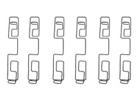 Federkern Federn FüR Die SitzfläChe FüR Mercedes W123 W126 W116 W123