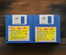 Pacchetto floppy disk file canzoni midi BEST OF 97 VOL 1,2 per lettori tastiere 