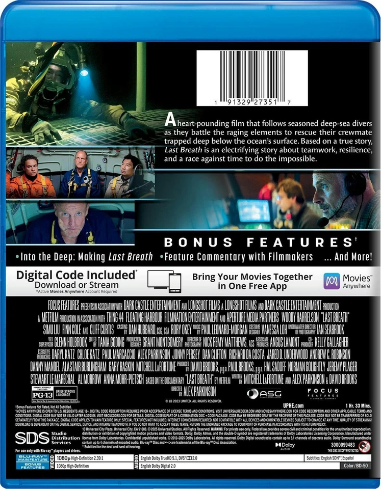 Last Breath Blu-ray NEW - Image 4 of 4
