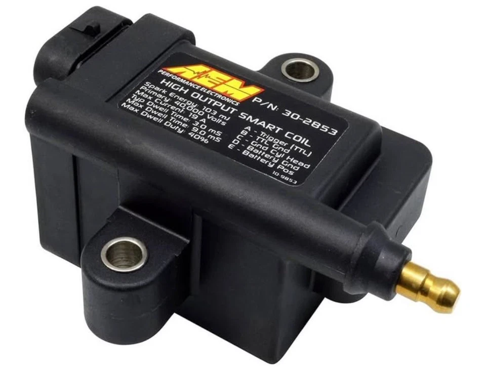 Bobina de encendido inteligente de alto rendimiento AEM 30-2853 IGBT rendimiento inductivo - caja abierta Foto 4 de 4