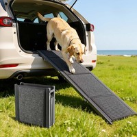 Vevor Klappbare Hunderampe 180X43,2Cm Hundeautorampe 113Kg Hundetreppe Suv Lkw