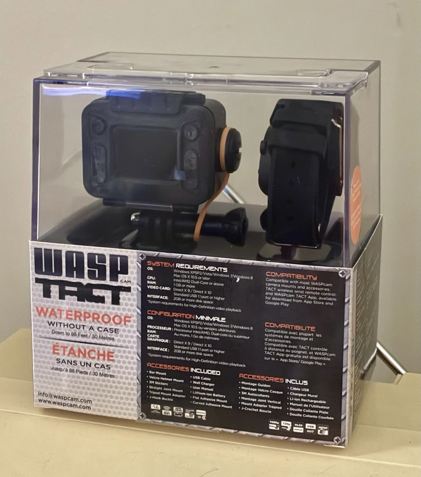Waspcam Wasp TACT 9905 Wifi Waterproof Action-Sports Camera - Image 3 of 4