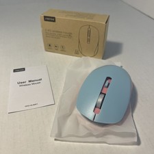 Seenda 2.4G Wireless Mouse With Dongle Unused Open Box Blue Pink White