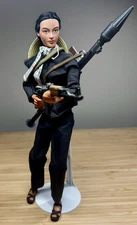 Vietnam War NVA Female Soldier with AK Rifle And full uniform and field gear #2