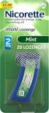 2 Mg Mini Nicotine Lozenges to Help Quit Smoking - Mint Flavor Stop Smoking Aid,