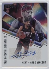 2020-21 Panini Recon True Potential Signatures Gabe Vincent #TPS-GVC Auto 0l19