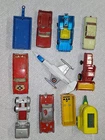 Vintage Matchbox Lesney Die Cast Metal Car Lot Plane Trailer Farm Equipment