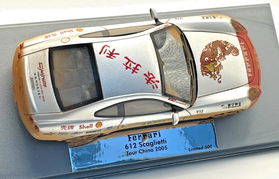 BBR Ferrari 612 Scaglietti Tour China 2005 GAS10016 1:43 igual a MR Looksmart Foto 4 de 4