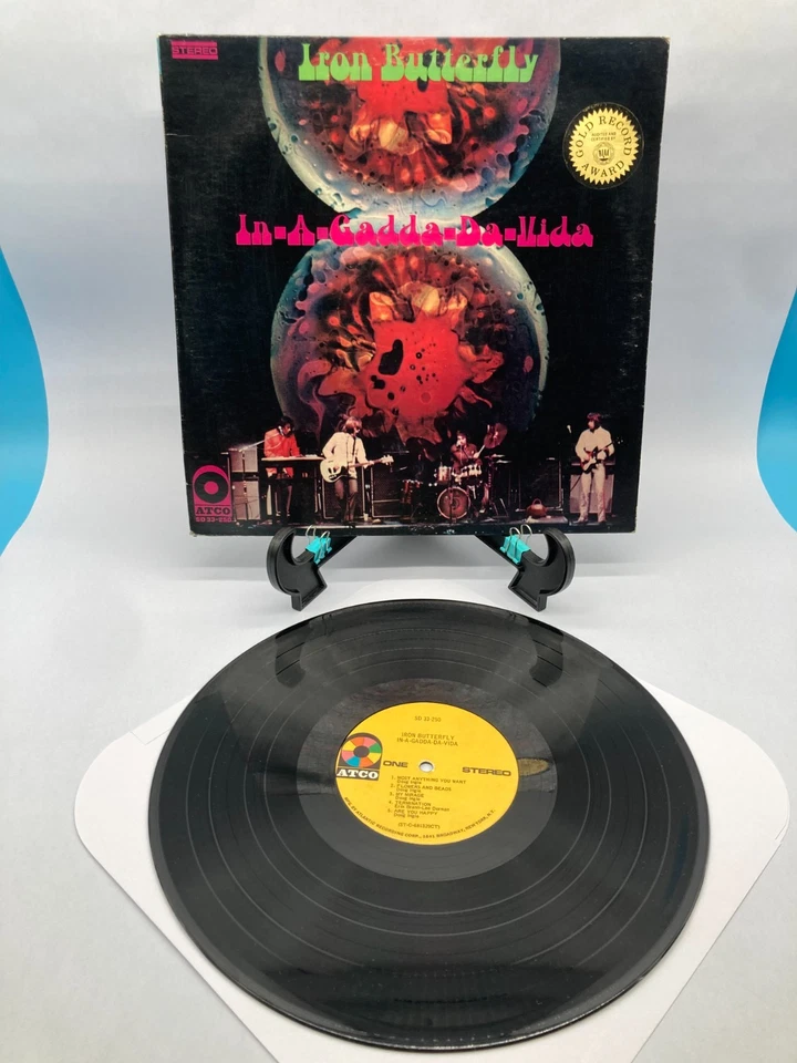 Iron Butterfly In-A-Gadda-Da-Vida Vintage Vinyl LP Atco Record SD-33-250 - Image 3 of 4
