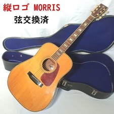 Morris MD-526 guitar with hard case shell inlay GOTOH peg