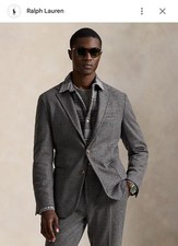 Vintage Ralph Lauren Wool/silk Blazer Made In Italy