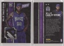 2015 Panini Black Friday Relics Cracked Ice Willie Cauley-Stein #14 Rookie RC