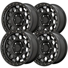 Set Of 4 Kmc Km545 Trek 17x8 6x4.5 20mm Satin Black Wheels Rims 17 Inch Set Of 4 Kmc Km545 Trek 17x8 6x4.5 20mm Satin Black Wheels Rims 17 Inch