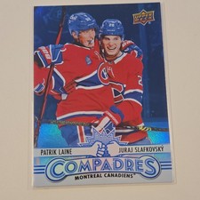 Upper Deck Series 1 Laine Slafkovsky CM-8 Canadiens 2025-26