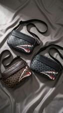 Shark Mouth Crossbody Bag Unisex Streetwear S...