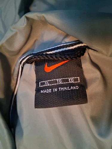 Nike Men’s Lightweight Polyester Gray and Black Windbreaker Jacket Sz XL image 3