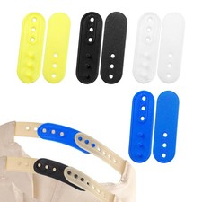 8 Pack Hat Snapback Extender, Adjustable Large, White, Black, Blue, Yellow