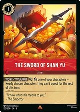 4x The Sword of Shan Yu - 152/204 - Rare NM-Mint Disney Lorcana: Reign of Jafar
