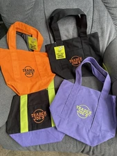 NEW TRADER JOE'S HALLOWEEN MINI CANVAS TOTE BAG - SET Of 4 