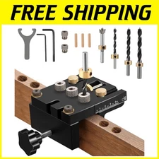 Adjustable Dowel Jig Kit for Panel Furniture